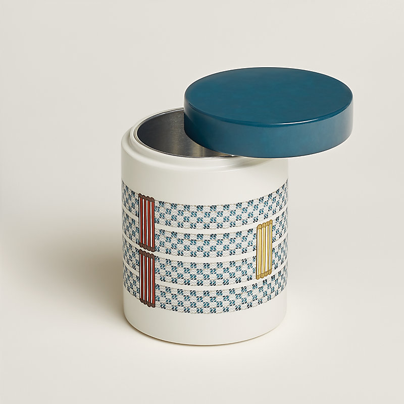 Tressages Equestres tea box - Blue | Hermès USA
